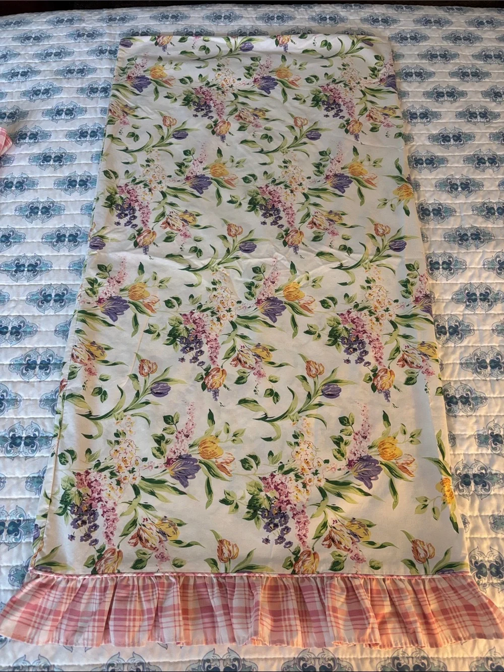 Vintage Laura Ashley 90s Cotton Blend Floral Pillowcases